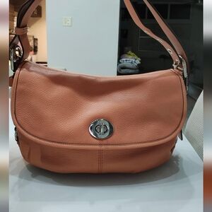 UPDATE SOLD!!Coach Flap Bag 🍊